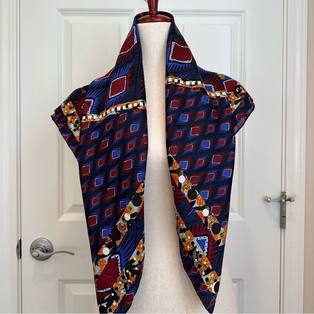 MaxMara Multicolor Patterned Scarf - Picture 3 of 11